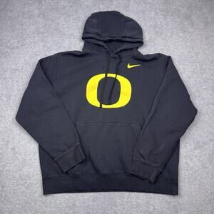 Nike Oregon Ducks team issued hoodie black sweatshirt size large